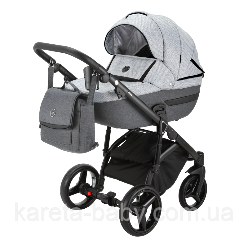 Коляска 2 в 1 Adamex Cortina CT-103 Сірий