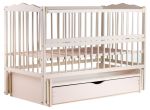 Ліжко Babyroom Веселка маятник, ящик, відкидний бік DVMYO-3 бук слонова кістка