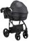 Коляска 2 в 1 Bair Play Plus BPL-112 черный (перламутр) - черный