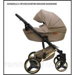 Коляска 2 в 1 Mikrus Onyx 16 бежевий чорний