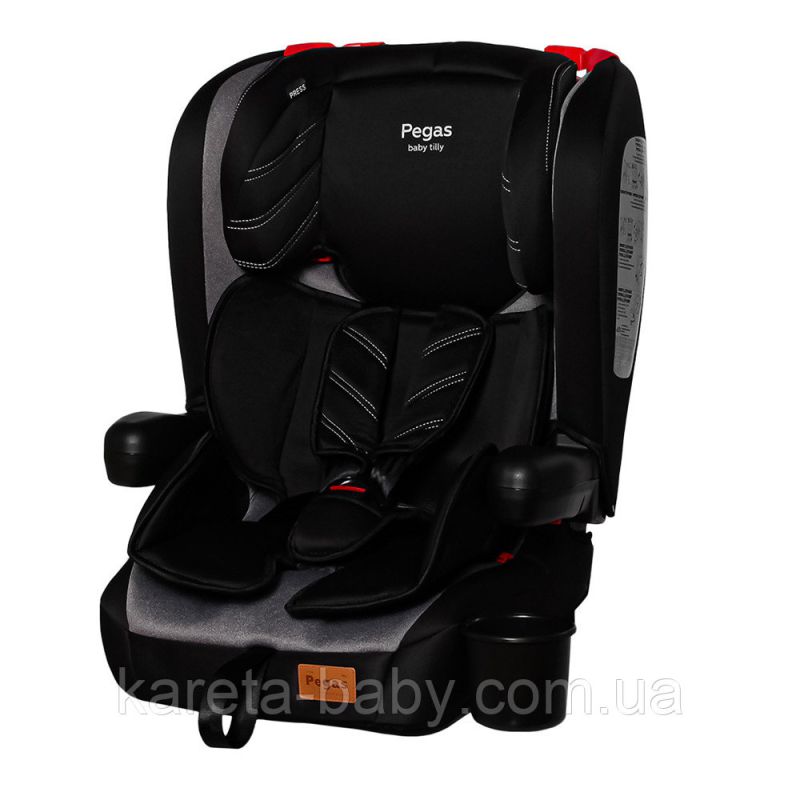 Автокресло TILLY Pegas T-534 Grey группа 1/2/3 ISOFIX /1/