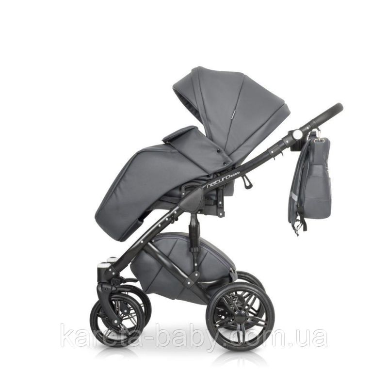 Коляска 2 в 1 Riko Naturo Ecco 04 Antracite