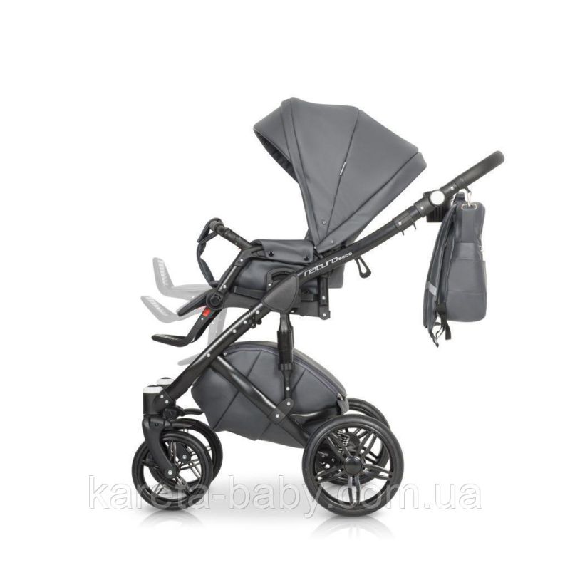 Коляска 2 в 1 Riko Naturo Ecco 04 Antracite