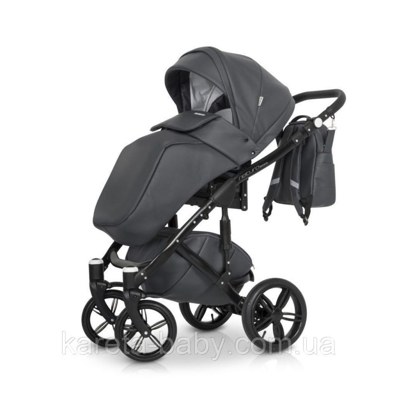 Коляска 2 в 1 Riko Naturo Ecco 04 Antracite