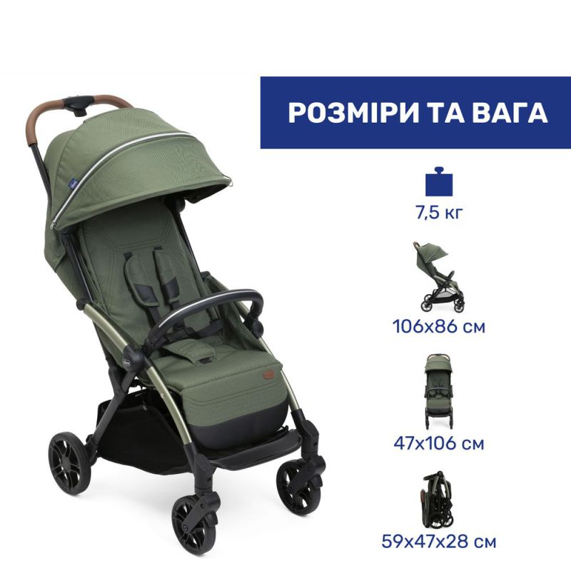 Прогулочная коляска Chicco Goody XPlus Twinkle Green