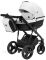 Коляска 2 в 1 Bair Play BP-51/69 білий-чорний