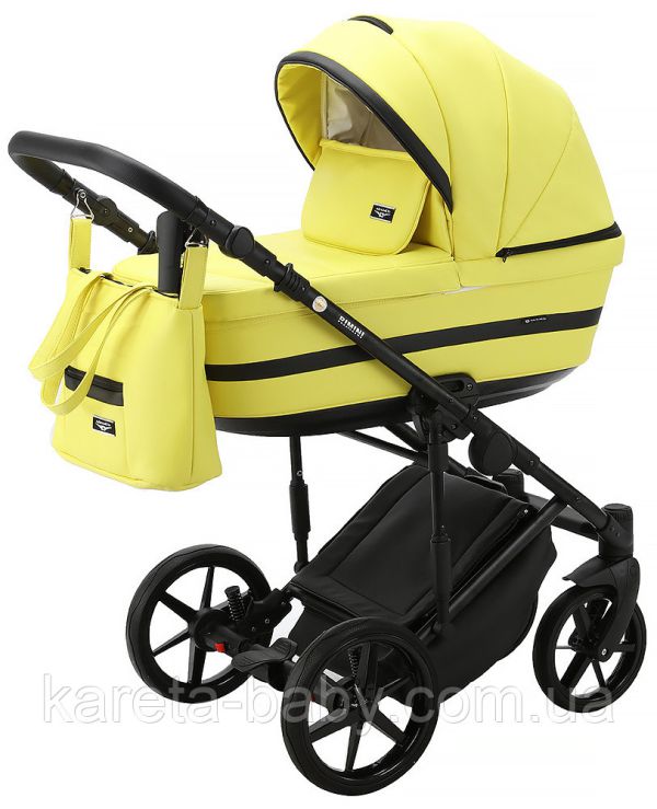 Коляска 2 в 1 Adamex Rimini ECO шкіра 100% RI-234