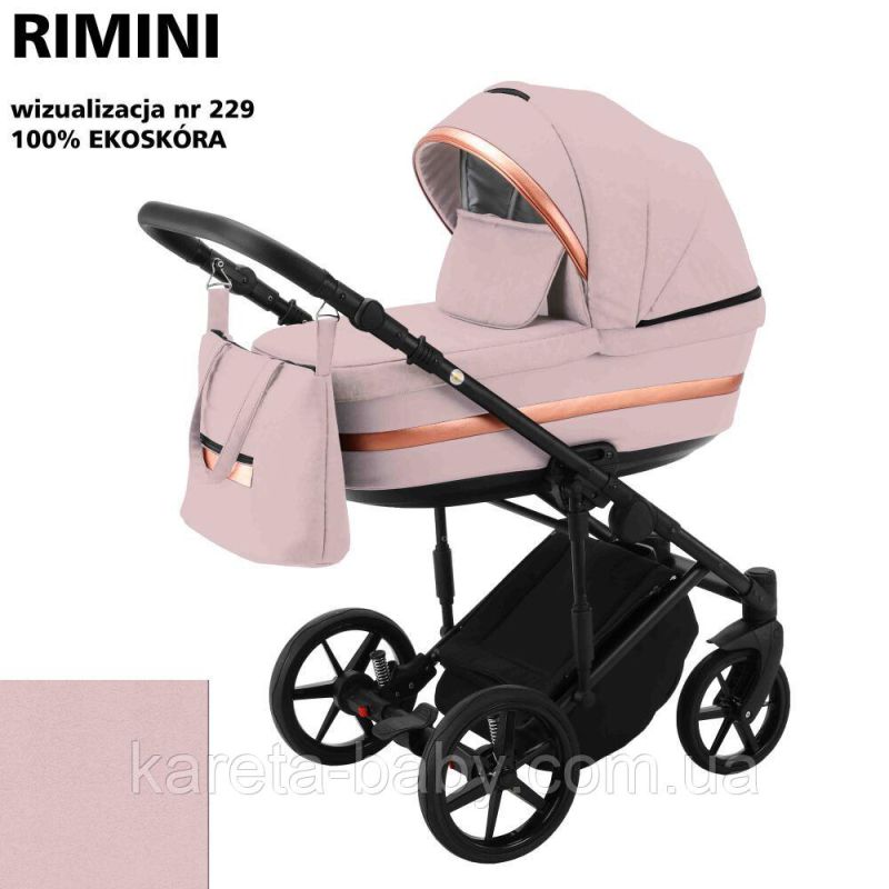 Коляска 2 в 1 Adamex Rimini ECO шкіра 100% RI-229