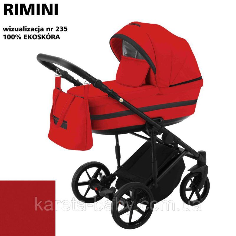 Коляска 2 в 1 Adamex Rimini ECO шкіра 100% RI-235