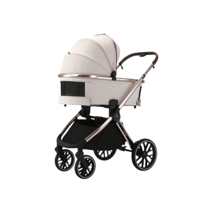 Коляска 2 в 1 Adamex Spark 1 Champagne Vanilla