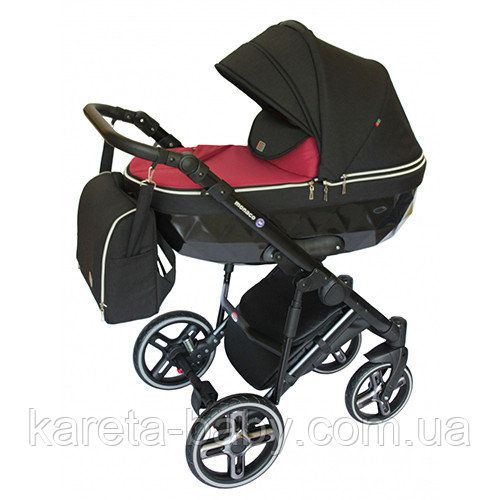 Коляска 2 в 1 Broco Monaco pinc, рожевий