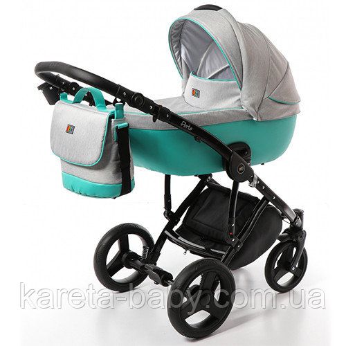 Коляска 2 в 1 Broco Porto 02, бірюза