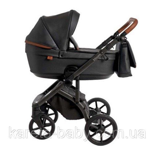 Коляска 2 в 1 Roan Bloom Black Pear, черный
