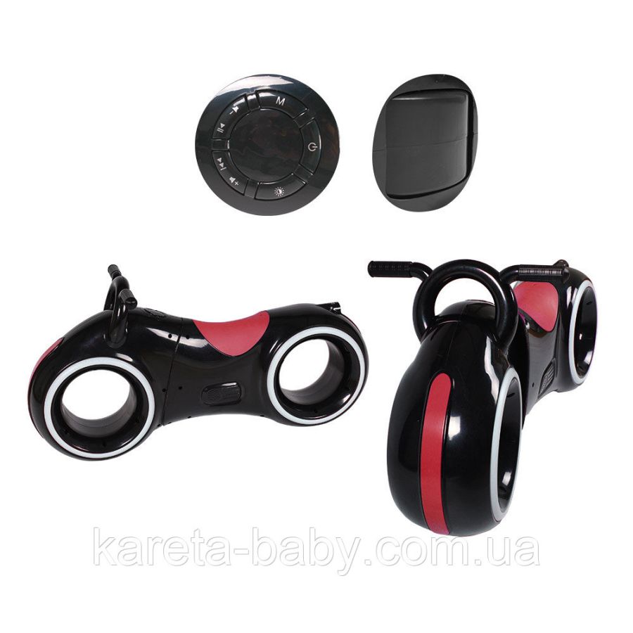 Беговел GS-0020 Black/Red Bluetooth LED-подсветка кор./1/