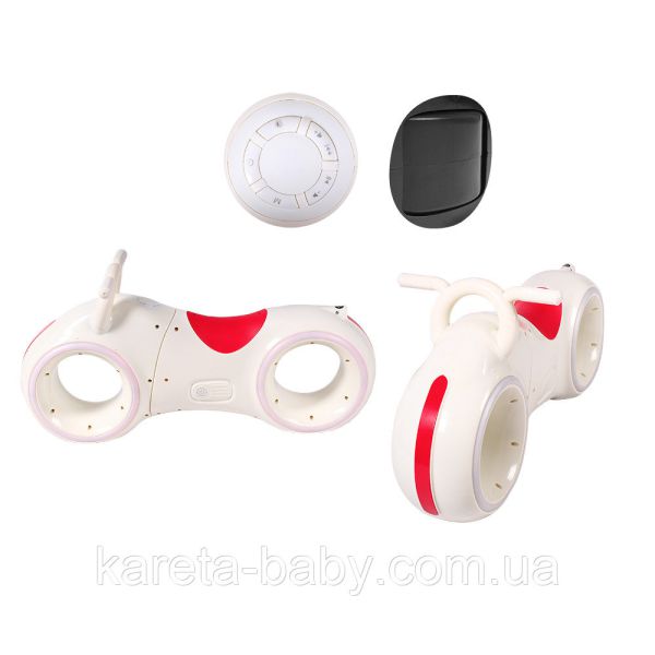 Беговел GS-0020 White/Red Bluetooth LED-подсветка кор./1/ Беговел GS-0020 White/Red Bluetooth LED-подсветка кор./1/