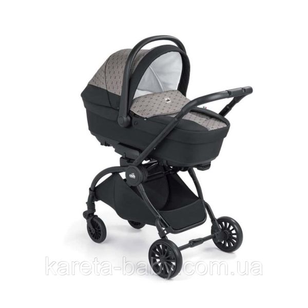 Коляска 3 в 1 Cam Vogue бежевий з чорним