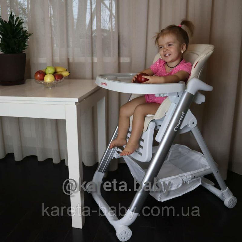 Стілець для годування CARRELLO Concord CRL-7402 Sand Beige /1/ MOQ