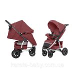 Коляска прогулянкова CARRELLO Vista CRL-5511 Ruby Red в льоні + дощовик L /1/ MOQ