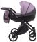 Коляска 2 в 1 Bair Next кожа 100% 15 светло-сиреневый
