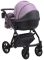 Коляска 2 в 1 Bair Next кожа 100% 15 светло-сиреневый