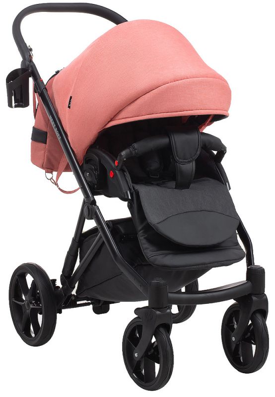 Коляска 2 в 1 Bair Next Soft 06 коралловый