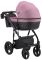 Коляска 2 в 1 Bair Play Plus Soft BPS-948 сиреневый - черный (кожа)