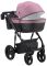 Коляска 2 в 1 Bair Play Plus Soft BPS-948 сиреневый - черный (кожа)
