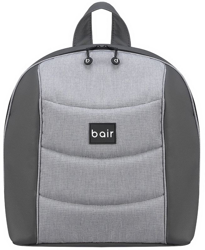 Коляска 2 в 1 Bair Play Plus Soft BPS-218 серый - графит (кожа)