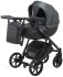 Коляска 2 в 1 Bair Next шкіра 100% 17 чорний (перламутр)