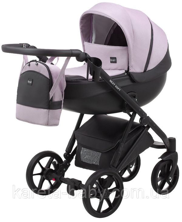 Коляска 2 в 1 Bair Next Soft 04 фіолетовий