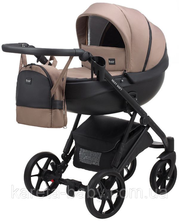 Коляска 2 в 1 Bair Next Soft 03 капучіно