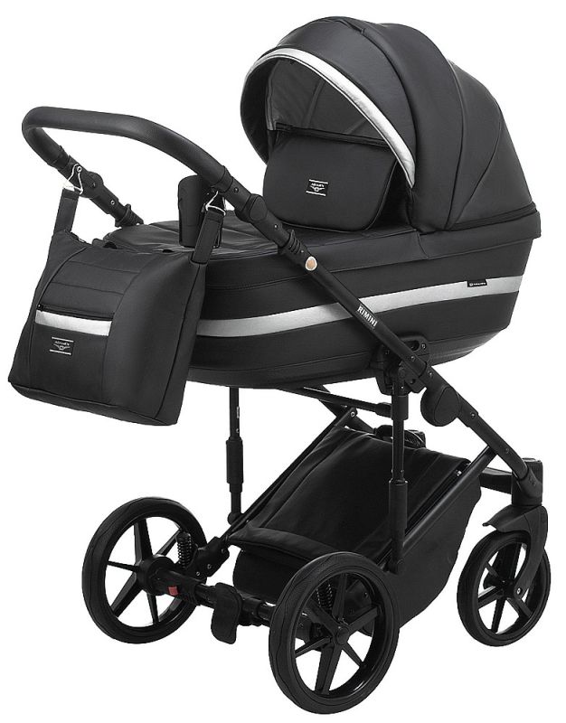 Коляска 2 в 1 Adamex Rimini ECO шкіра 100% RI-204