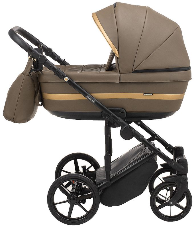 Коляска 2 в 1 Adamex Rimini ECO кожа 100% RI-217