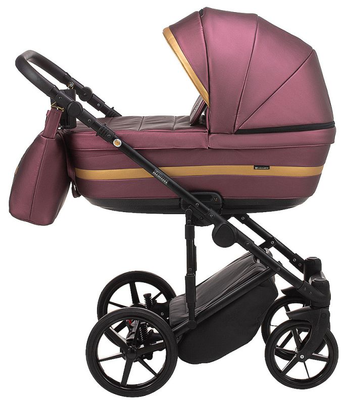 Коляска 2 в 1 Adamex Rimini ECO кожа 100% RI-248
