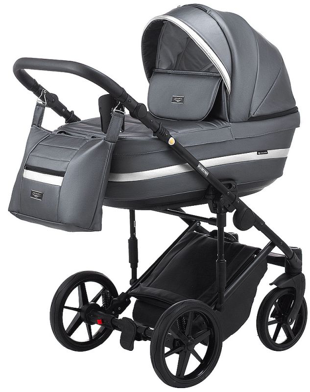 Коляска 2 в 1 Adamex Rimini ECO шкіра 100% RI-253