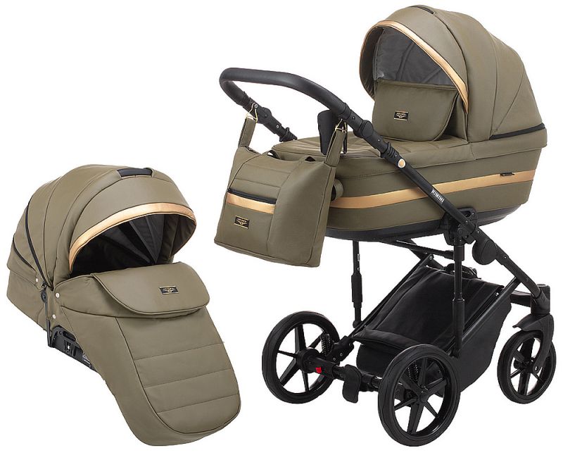 Коляска 2 в 1 Adamex Rimini ECO шкіра 100% RI-256