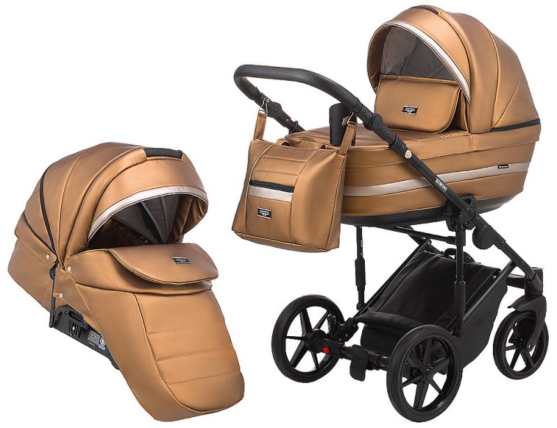 Коляска 2 в 1 Adamex Rimini ECO шкіра 100% RI-255