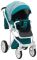 Коляска 2 в 1 Adamex Luciano jeans Q204/1 голубой (зигзаг)