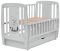 Кровать Babyroom Собачка маятник, ящик, откидной бок DSMYO-3  бук серый