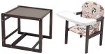 Стульчик- трансформер Babyroom Пони-220 тонированный пластиковая столешница  бежевый (совы)