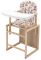 Стульчик- трансформер Babyroom Пони-230 eko без лака пластиковая столешница  бежевый (зайчики)