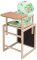 Стульчик- трансформер Babyroom Карапуз-100 eko МДФ столешница  зеленый (мишки и пчелки)