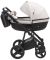 Коляска 2 в 1 Bair Play Plus Soft BPS-834 світло-бежевий - чорний (шкіра)