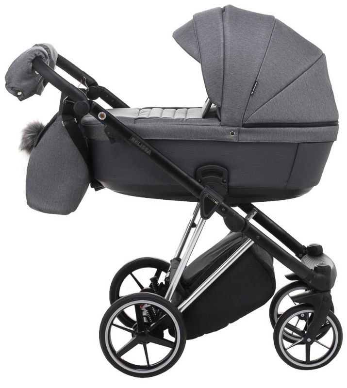 Коляска 2 в 1 Adamex Belissa Special Edidion (Chrome) PS-609