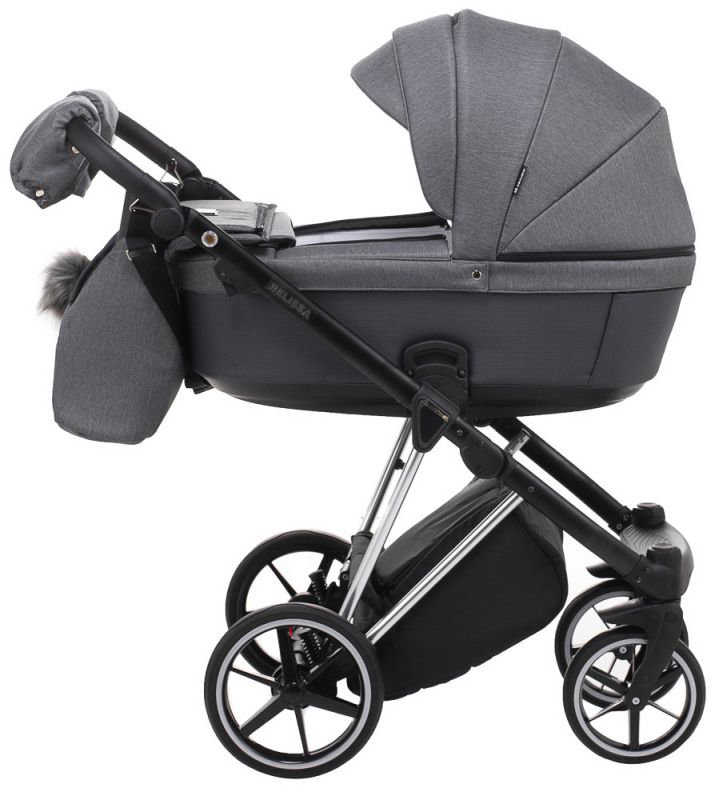 Коляска 2 в 1 Adamex Belissa Special Edidion (Chrome) PS-609