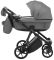 Коляска 2 в 1 Adamex Belissa ECO кожа 100% SA-4 темно-серый