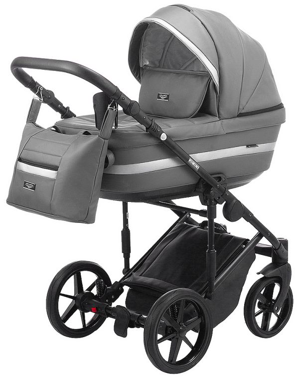 Коляска 2 в 1 Adamex Rimini ECO шкіра 100% RI-209