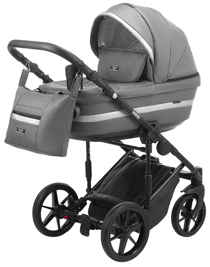 Коляска 2 в 1 Adamex Rimini ECO кожа 100% RI-209