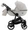 Коляска 2 в 1 Adamex Hybryd Plus BR243 светло-бежевый - светло-бежевая кожа (выдавленная точка)