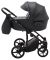 Коляска 2 в 1 Adamex Porto Light ECO кожа 100% SA-5 графит